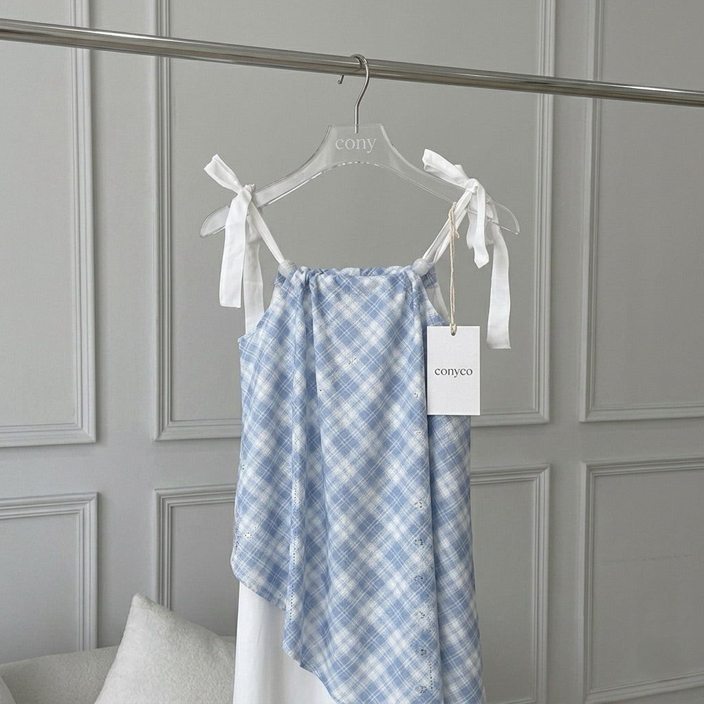Hazel Ribbon Shoulder Dress