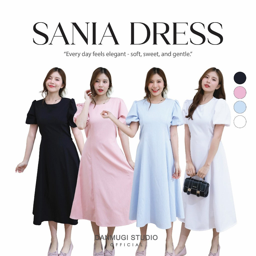Sania Puff Sleeve Maxi Dress - all colours