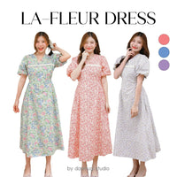 Fleur Floral Lace Maxi Dress - all colours