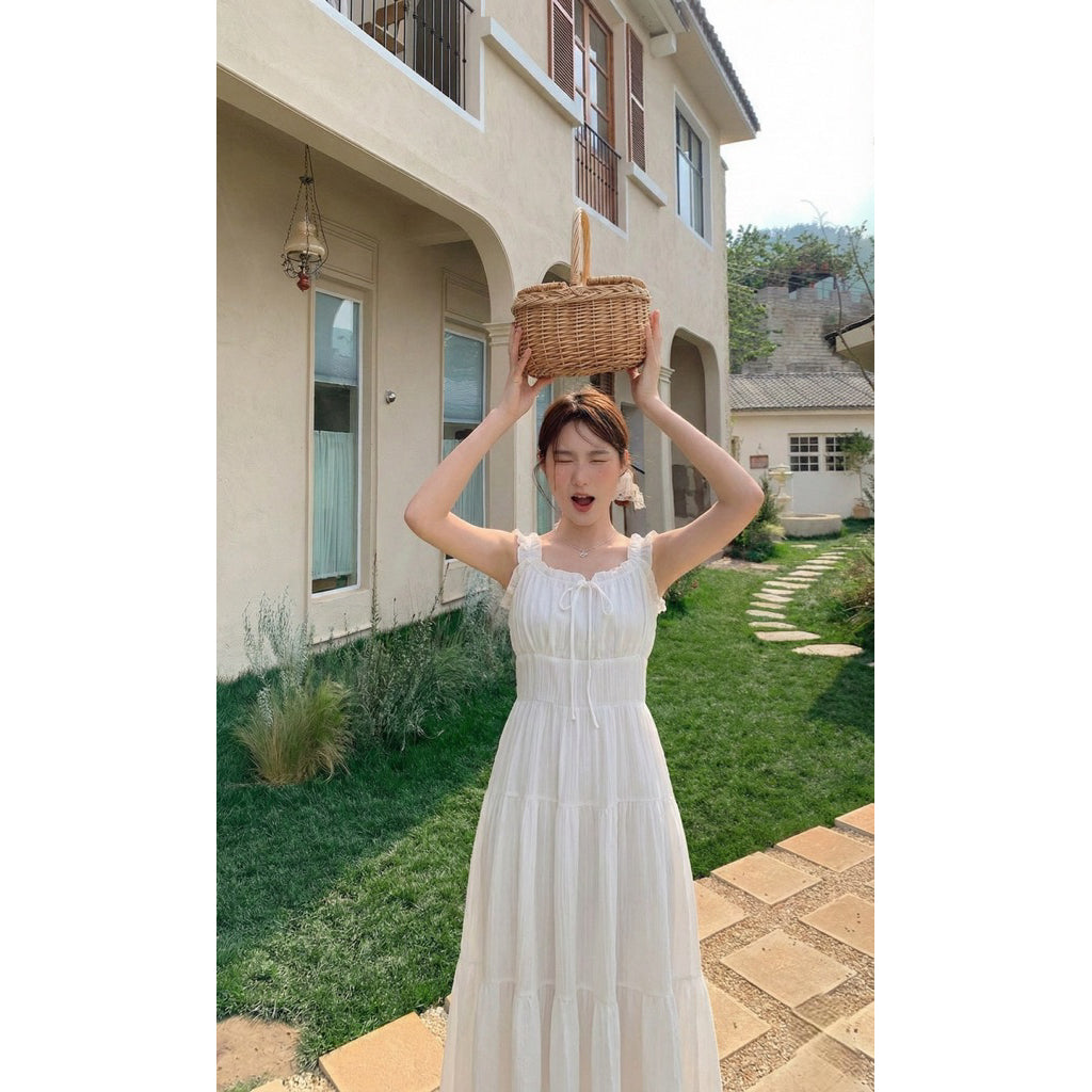 Lilly Backless Smocked Dress