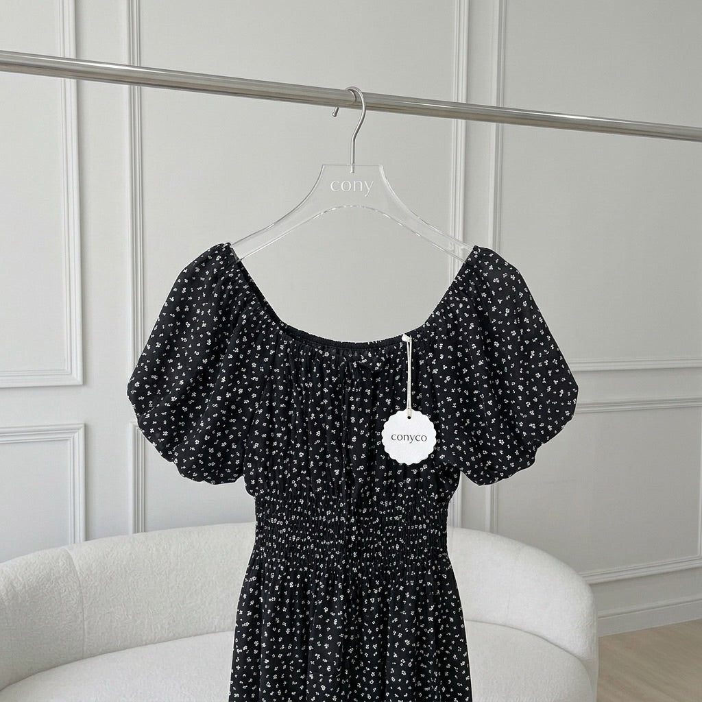 Clara Puff Sleeve Maxi Dress