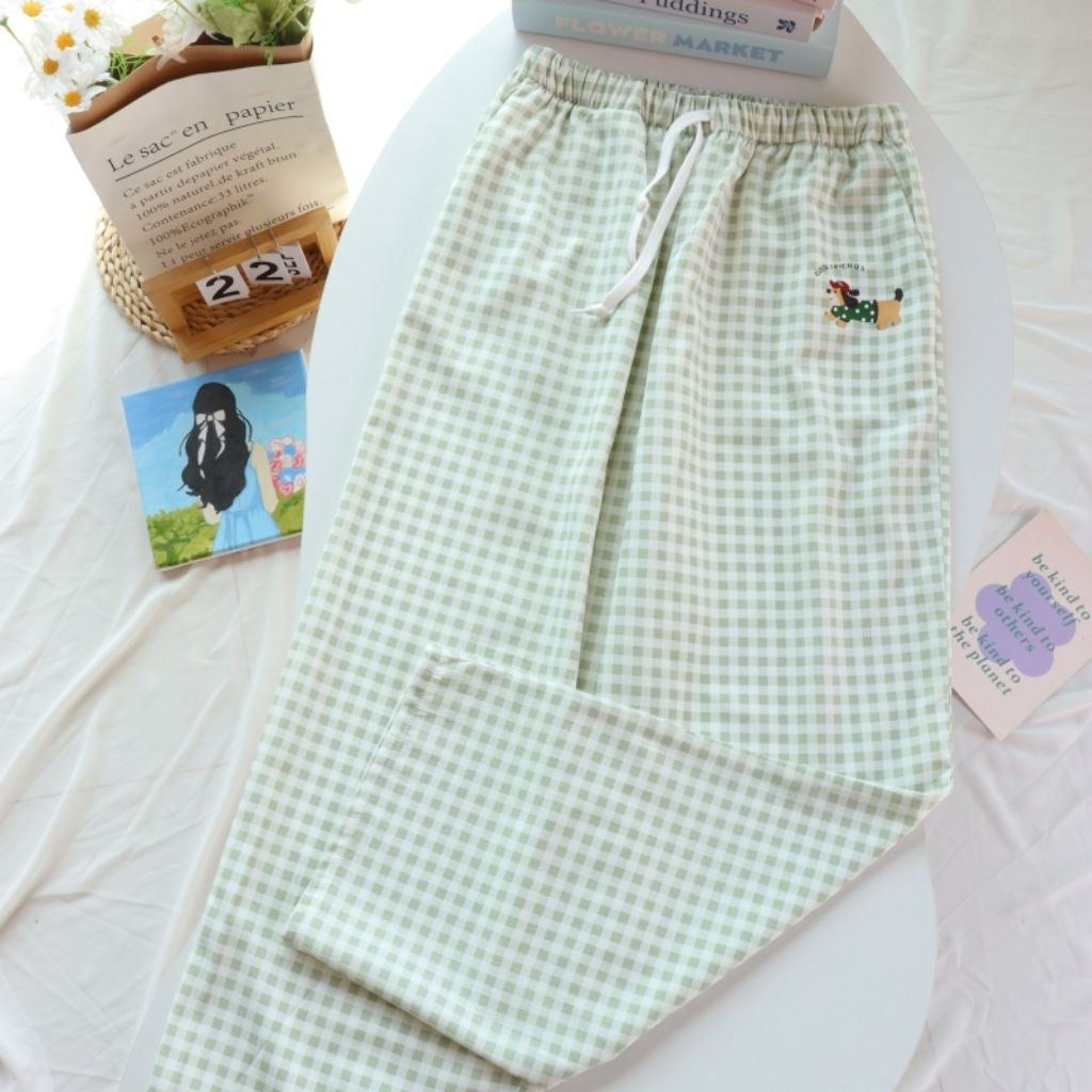 Mint Gingham