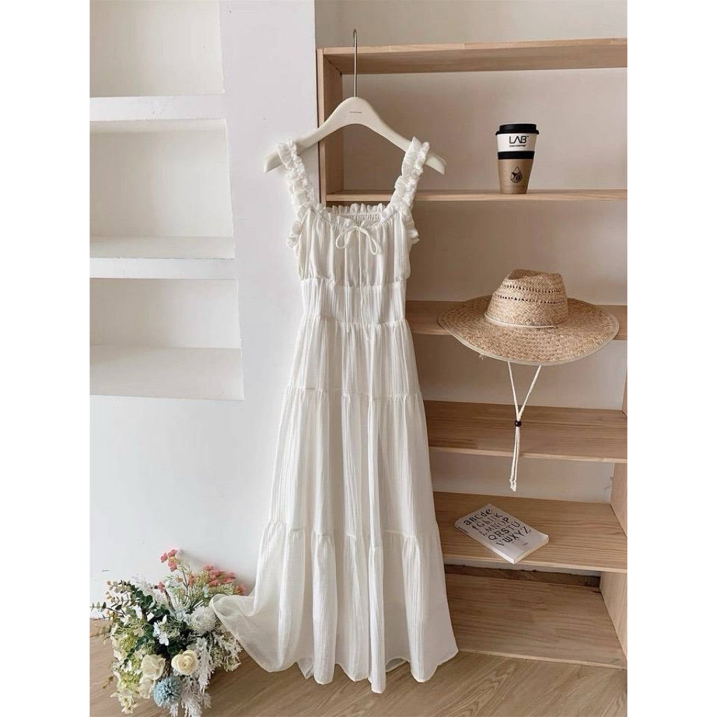 Lilly Backless Smocked Dress