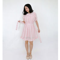Pink with waist tie
