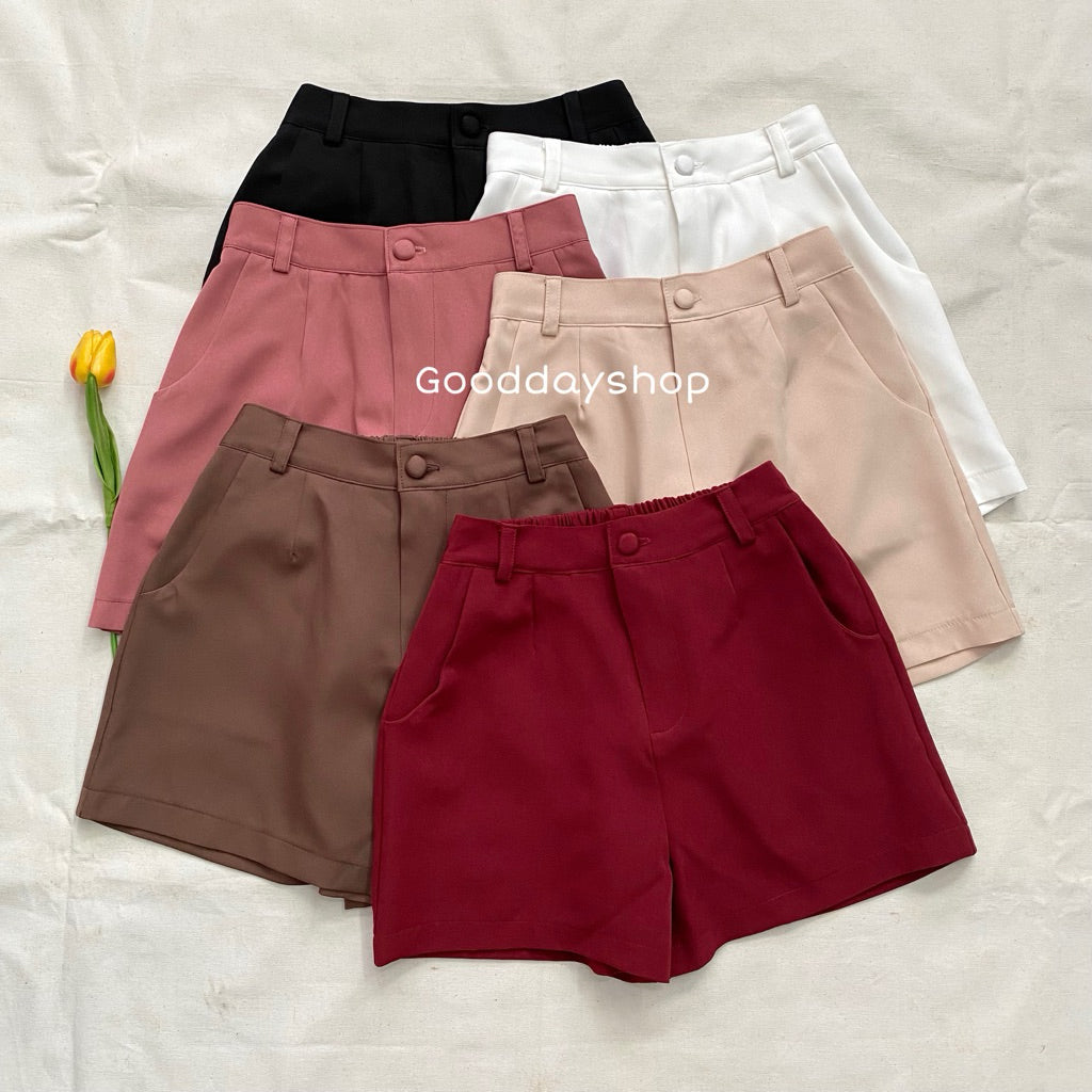Lena Button Shorts - all colours