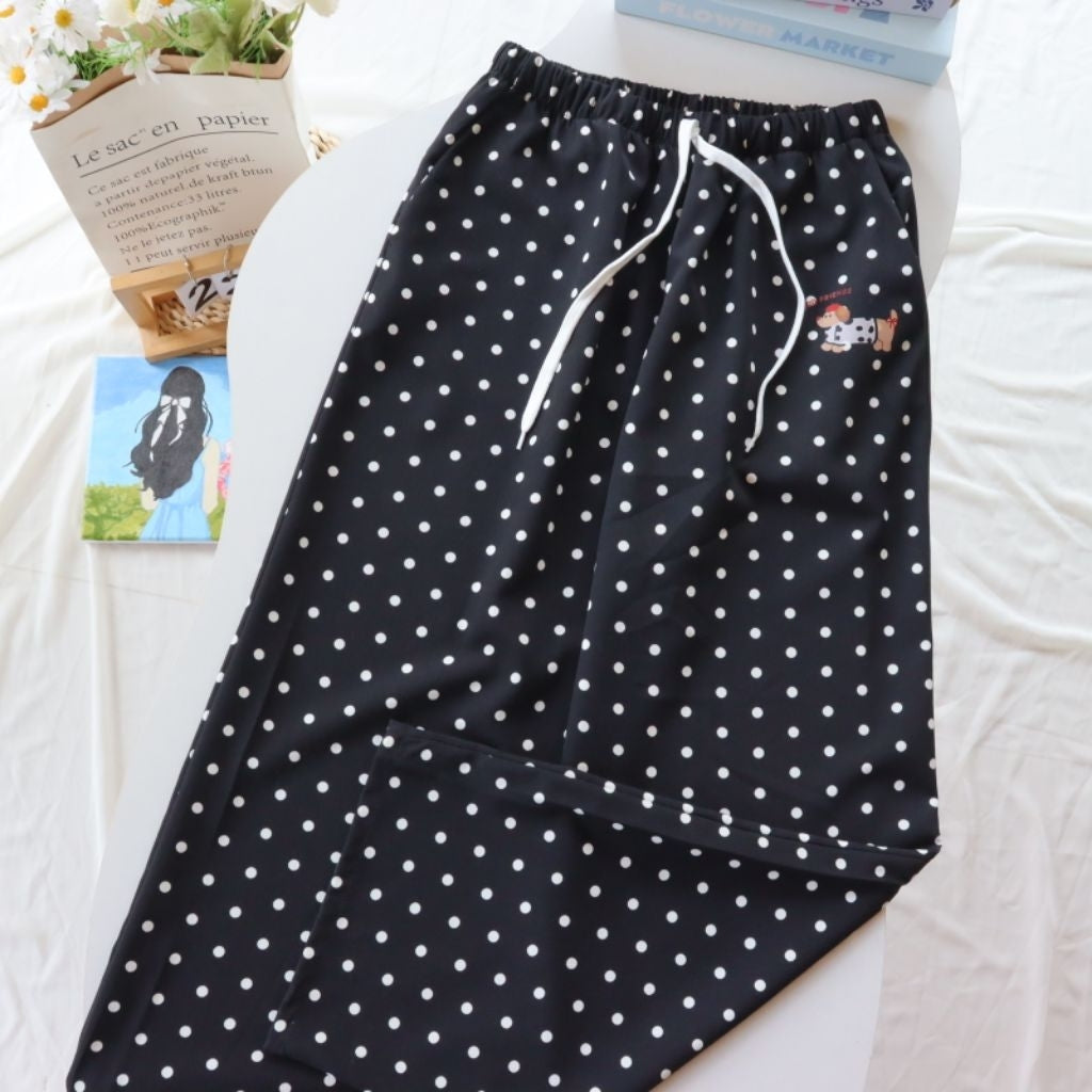 Black Polka Dot