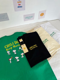 Snoopy Chill Dog Oversized Tee