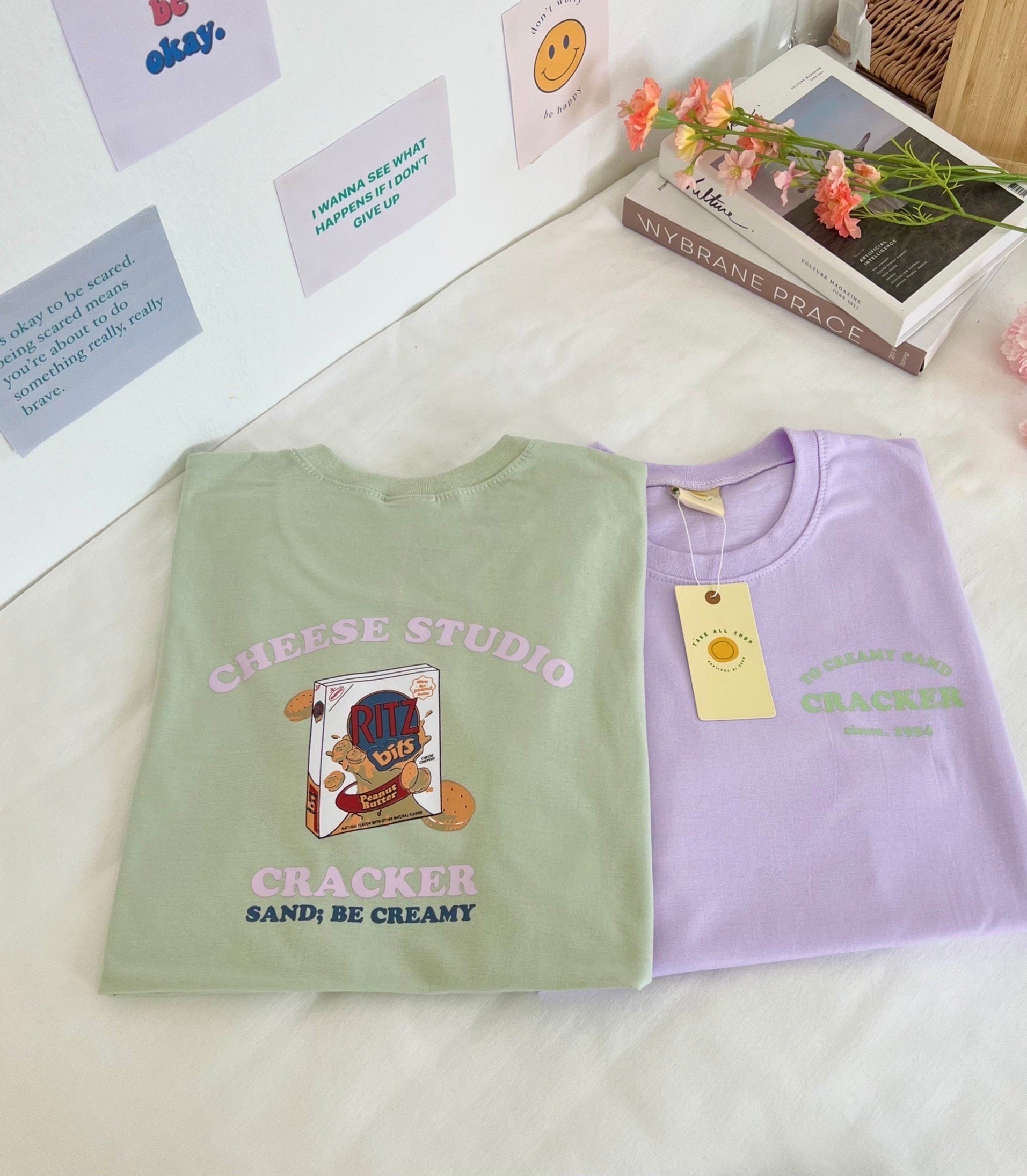 Cheese Cracker Oversized Tee