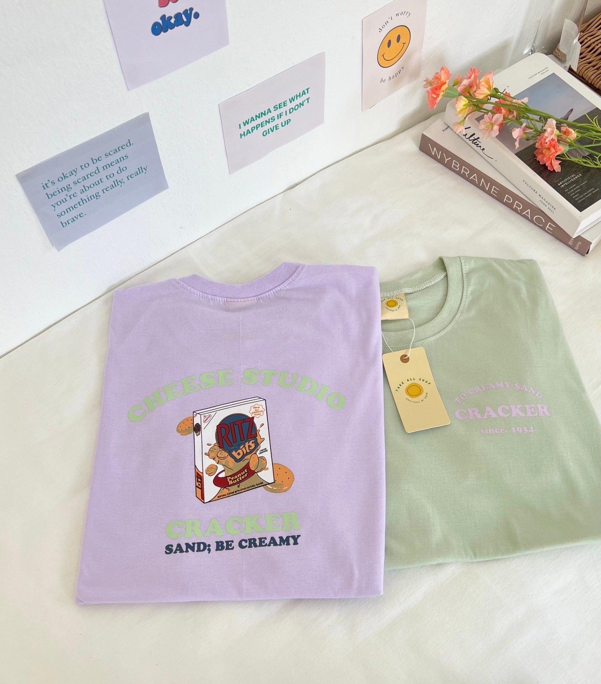 Cheese Cracker Oversized Tee