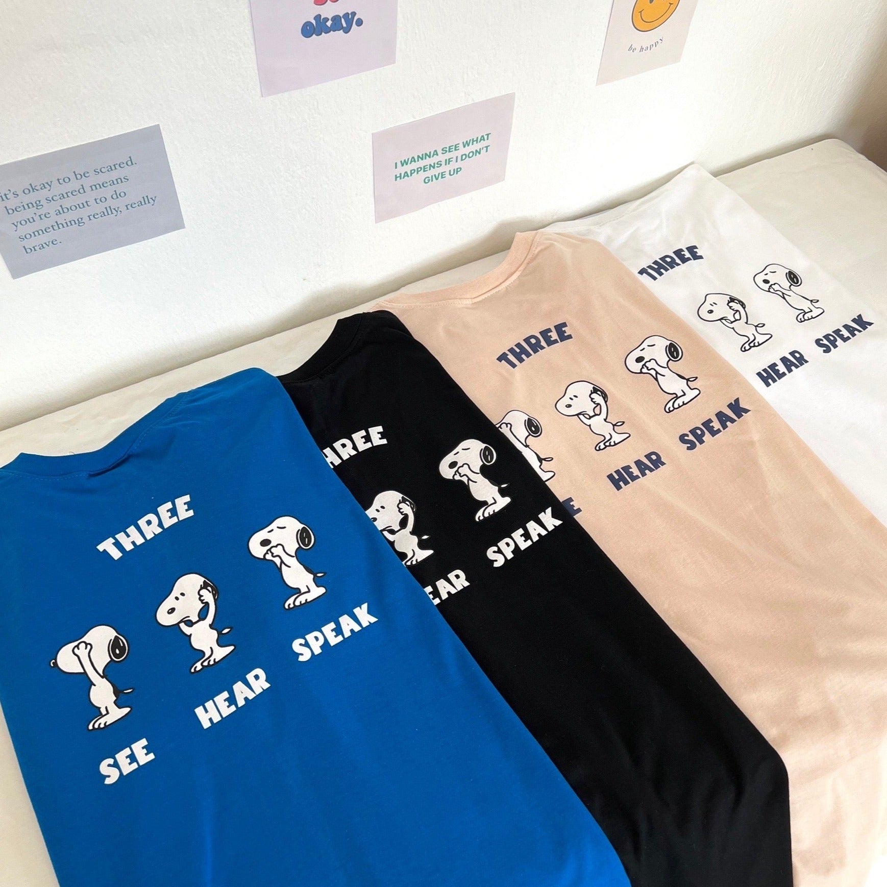 Triple Snoopy Oversized Tee