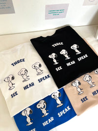 Triple Snoopy Oversized Tee
